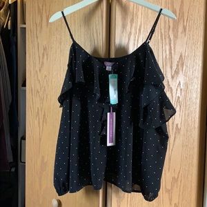 Stitch fix truly poppy cold shoulder top